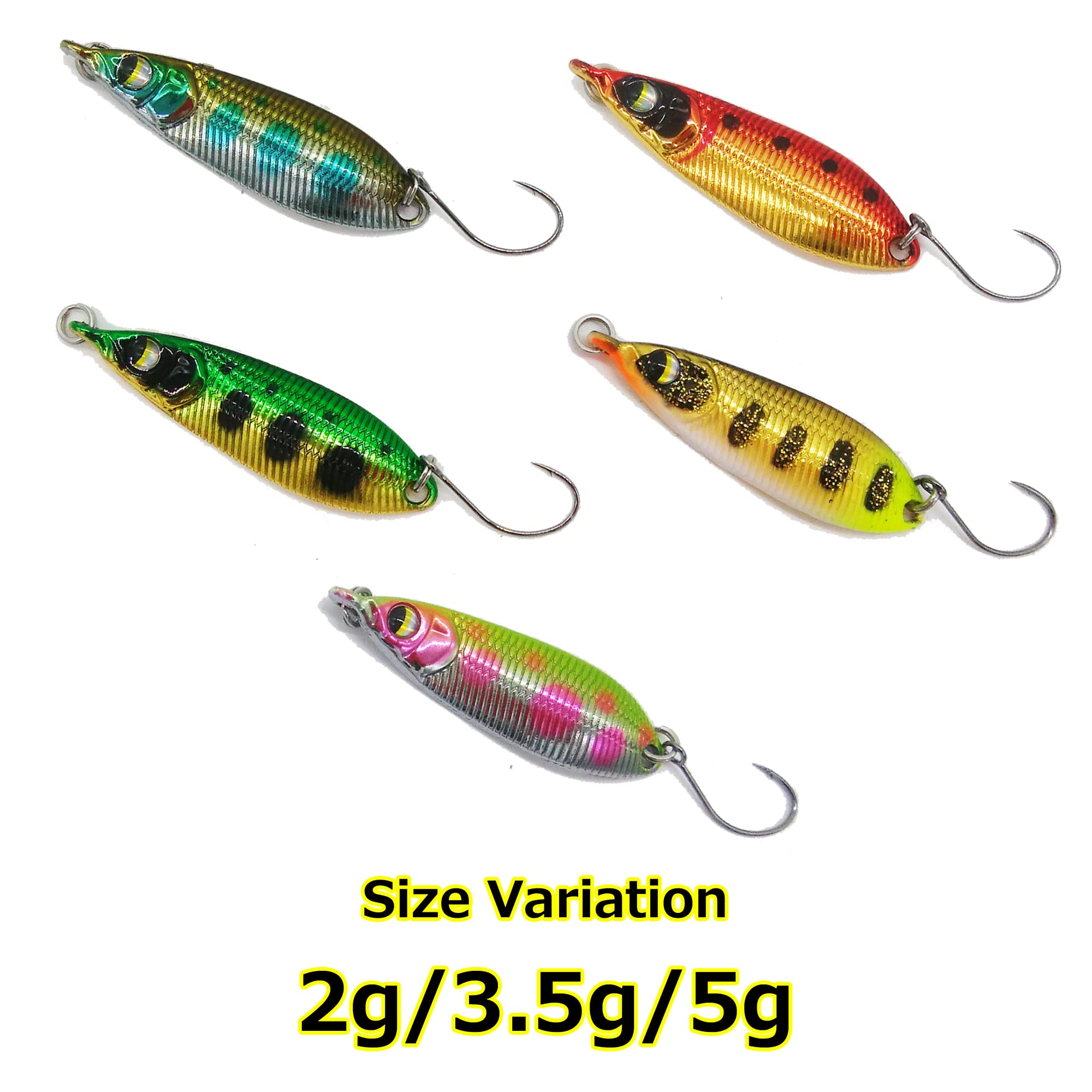 Amazon.co.jp: 【PBルアー】渓流スプーン 管釣りスプーン 2g/3.5g/5g 5